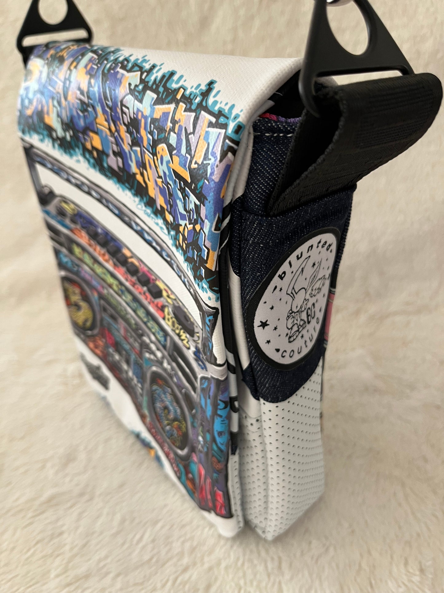 small boombox couture bag, one off