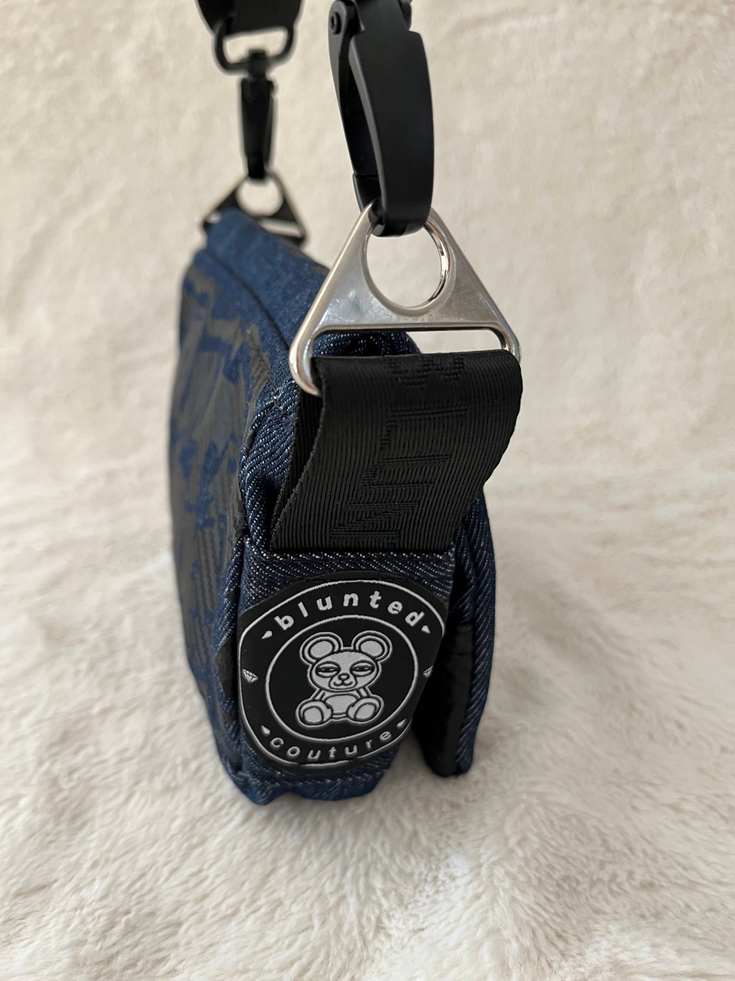 mini lion couture bag, black, one off
