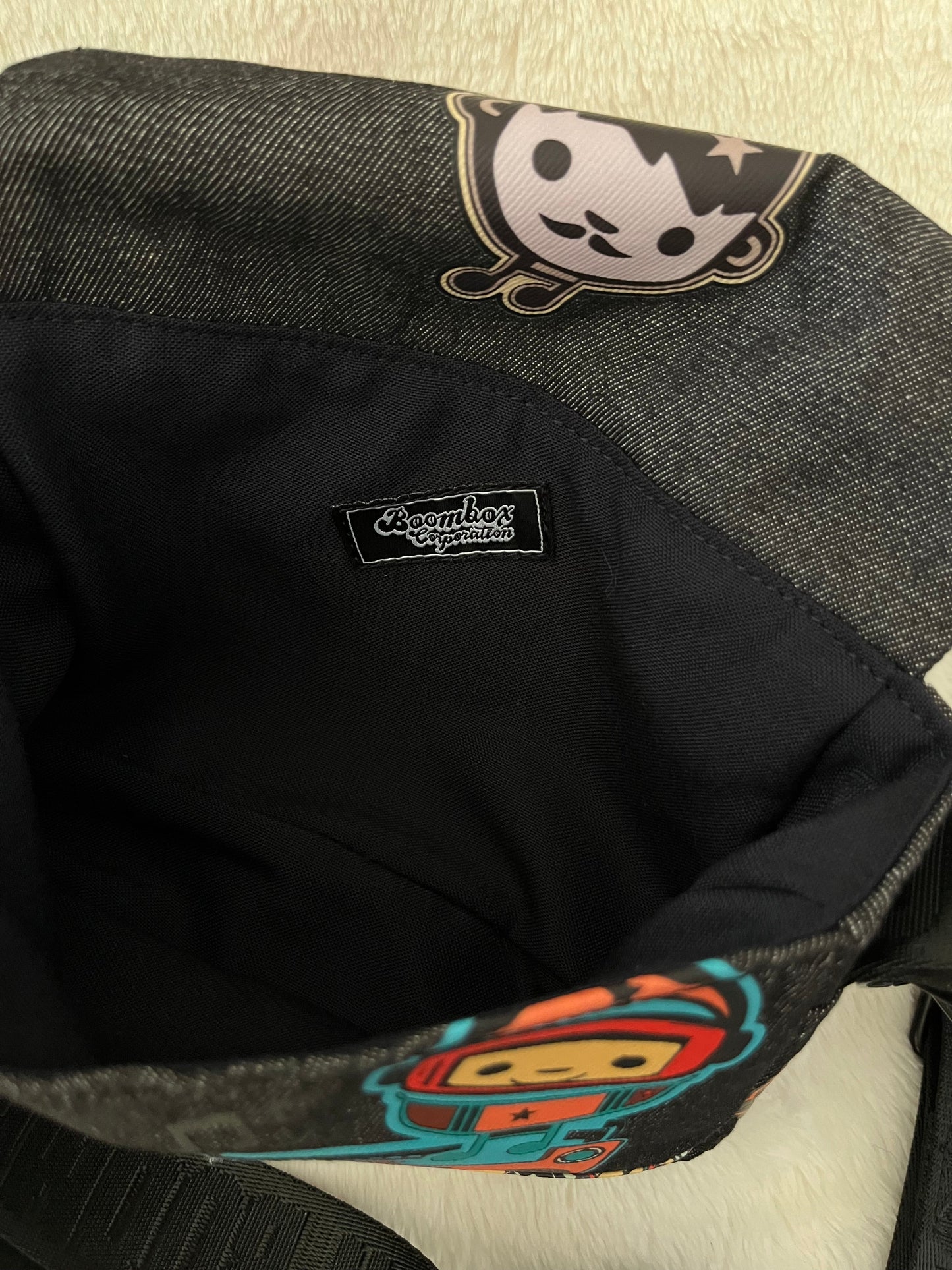 boombox top boy grey bag