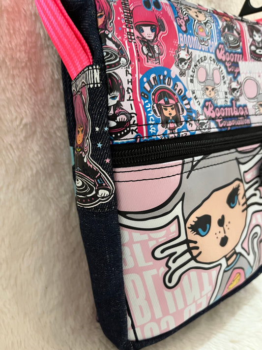 maisie meow and maisie mouse small couture bag, one off