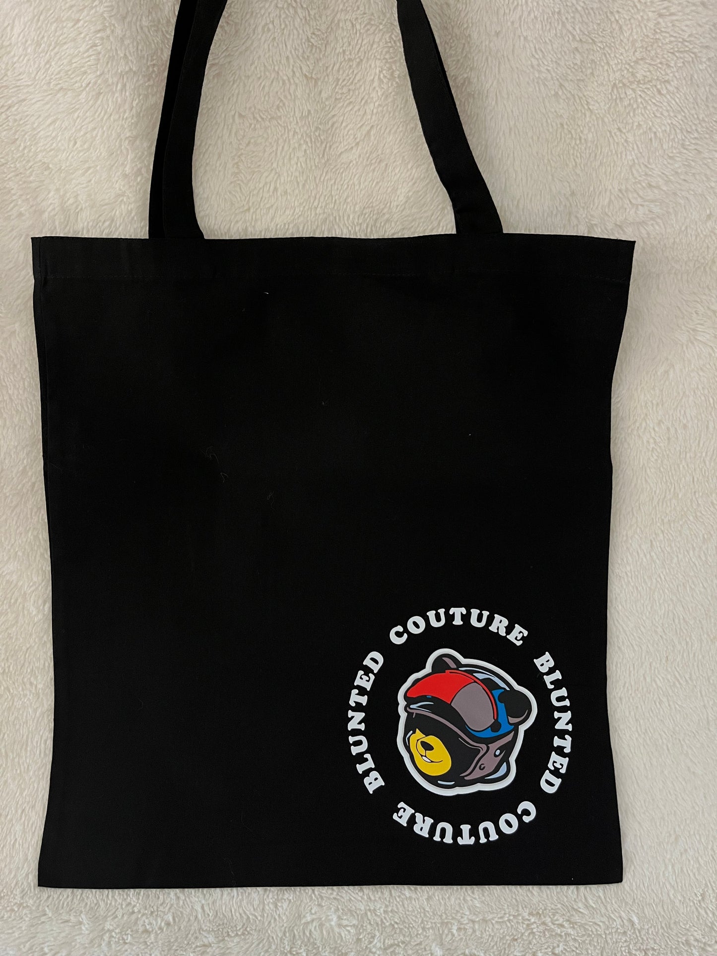 cartoon tote blazie & racebear