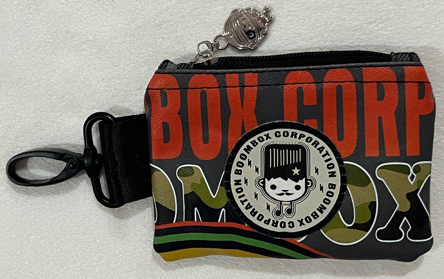 mini USB stash bag – camo lion & notes