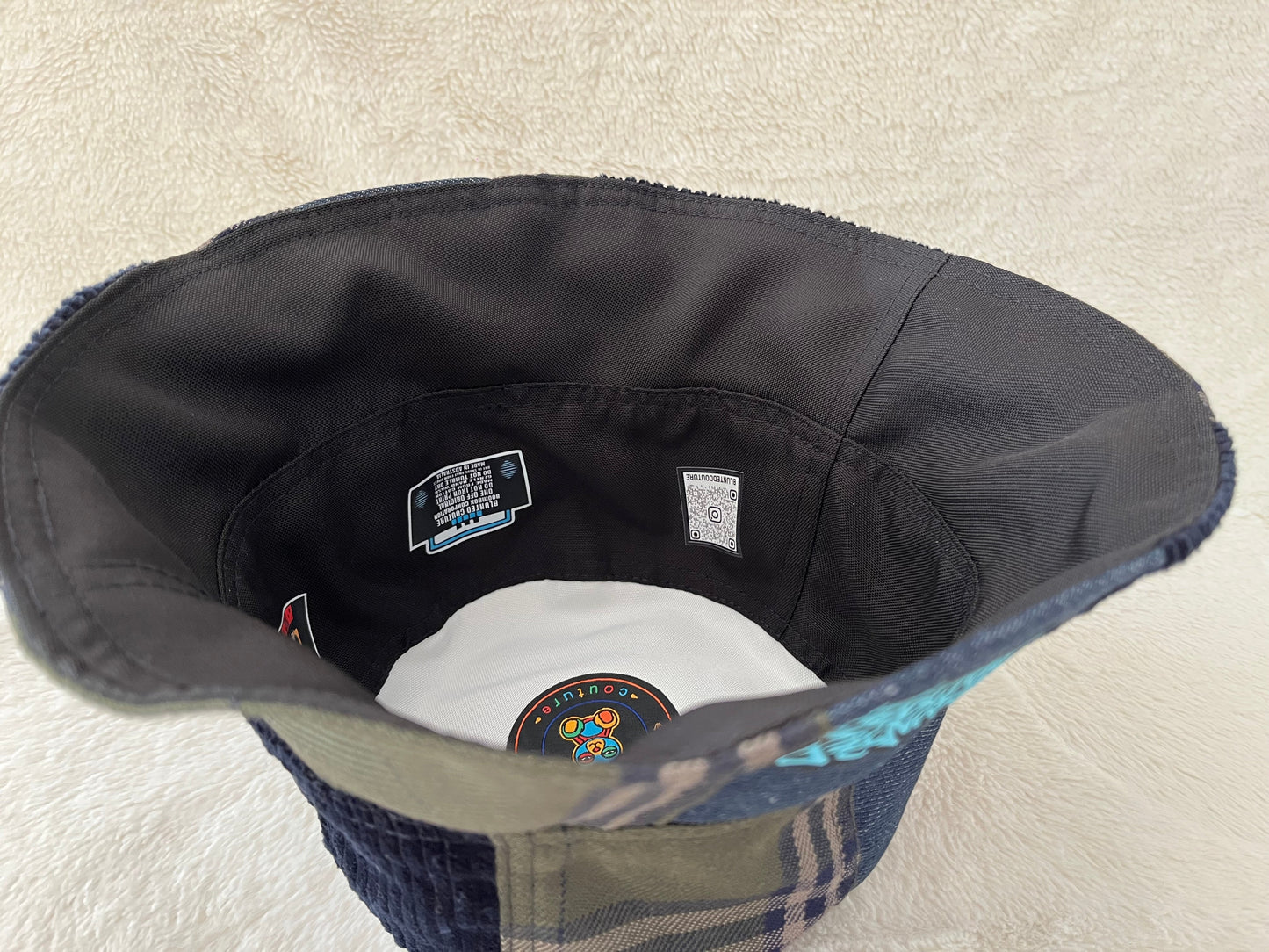 mixie hat #7 fully reversible bucket hat