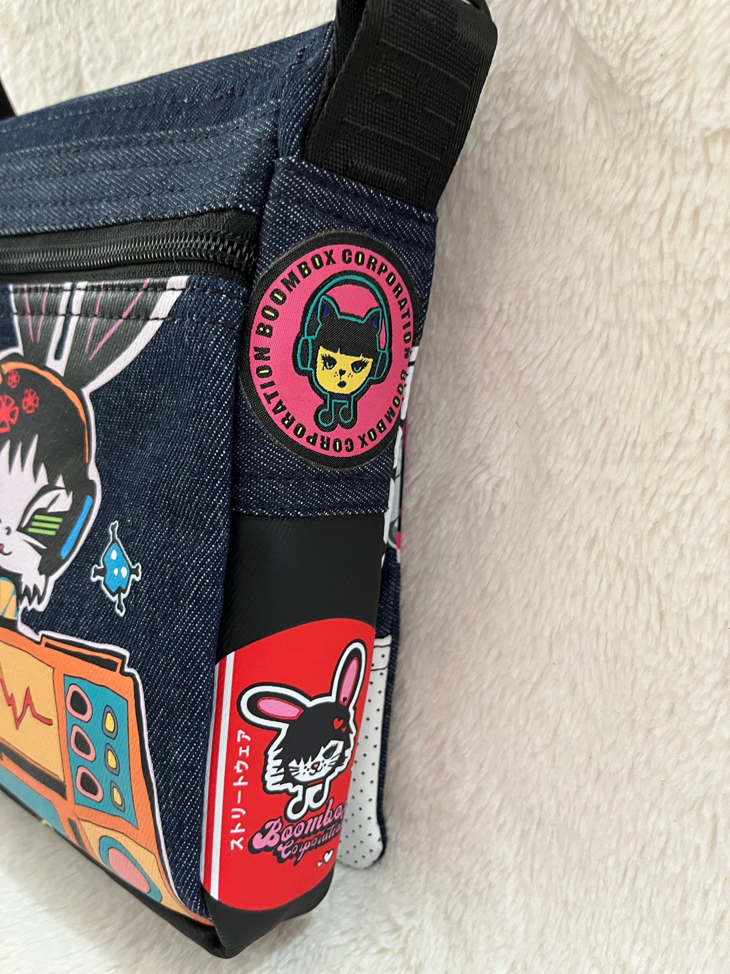 maddie and bunny dj small couture bag, one off