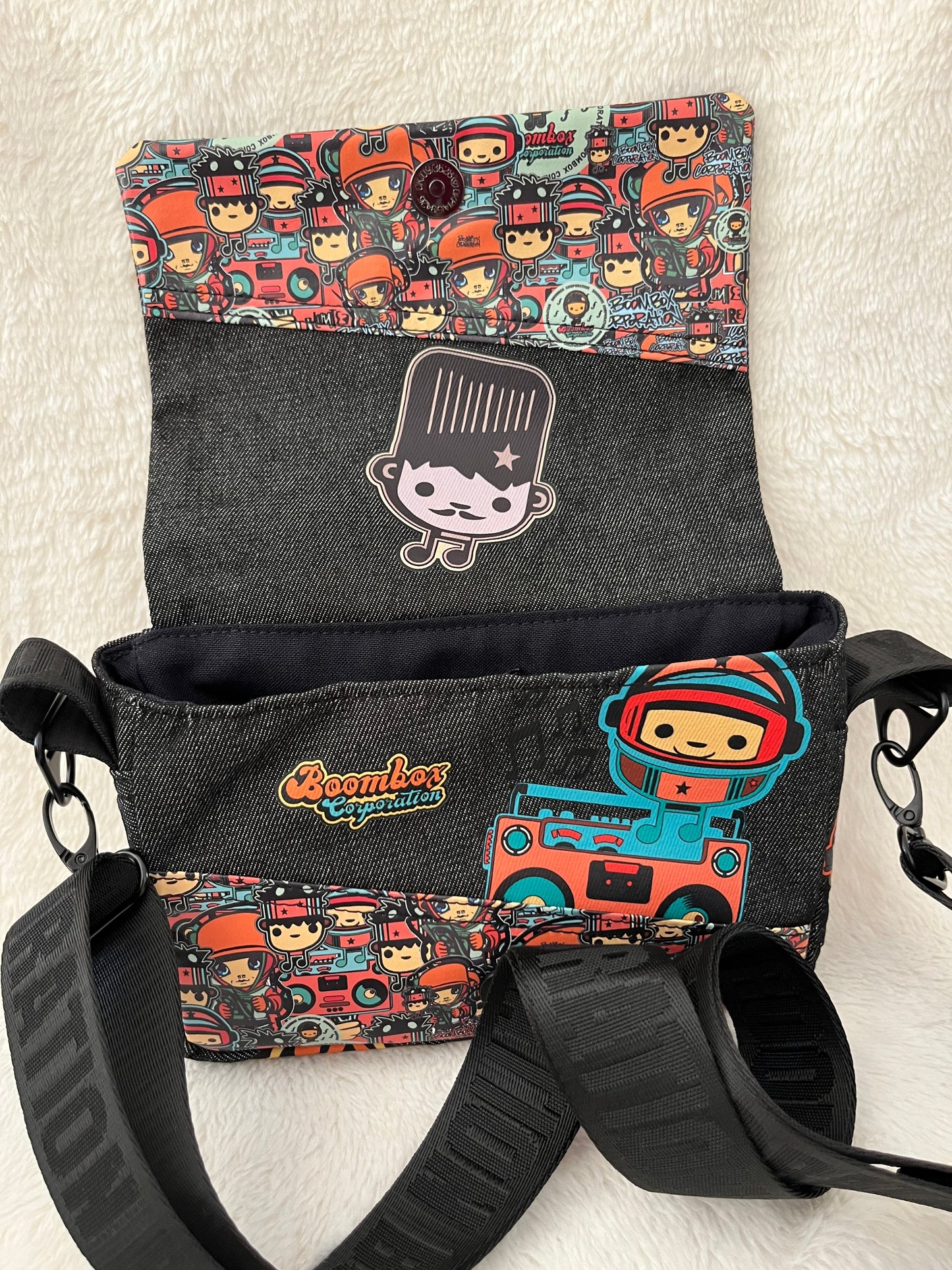 boombox top boy grey bag