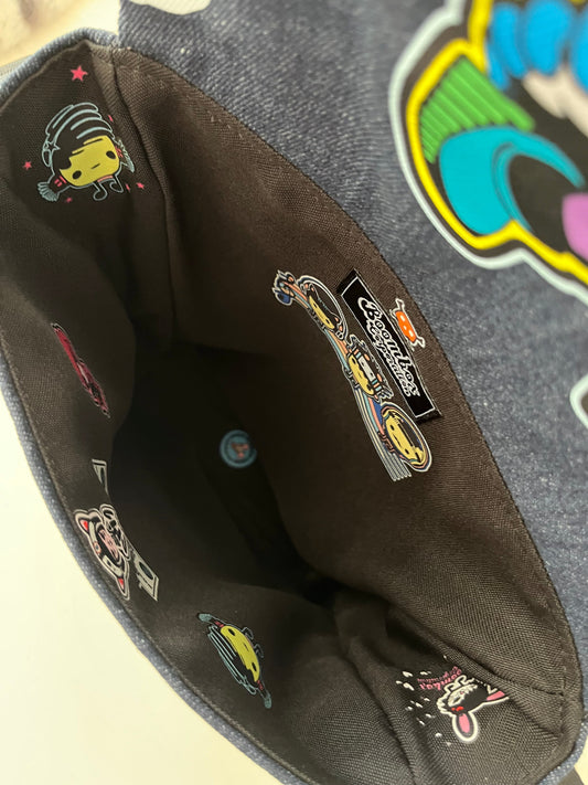 boombox notes one off medium couture bag