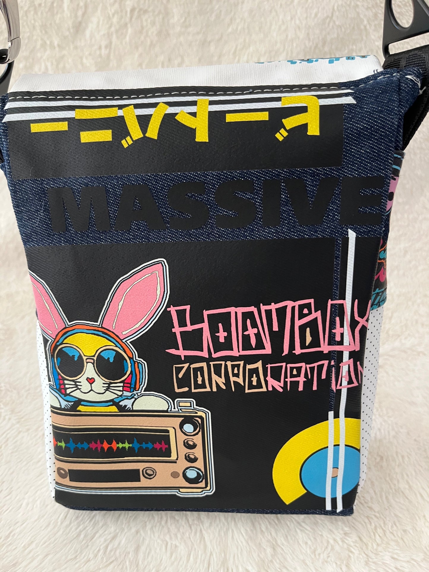 small boombox couture bag, one off