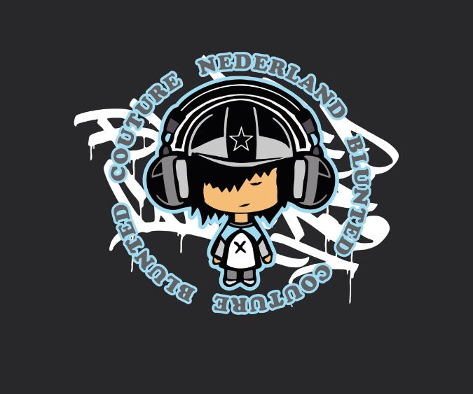 ed fhones Netherlands boombox t shirt with skeme