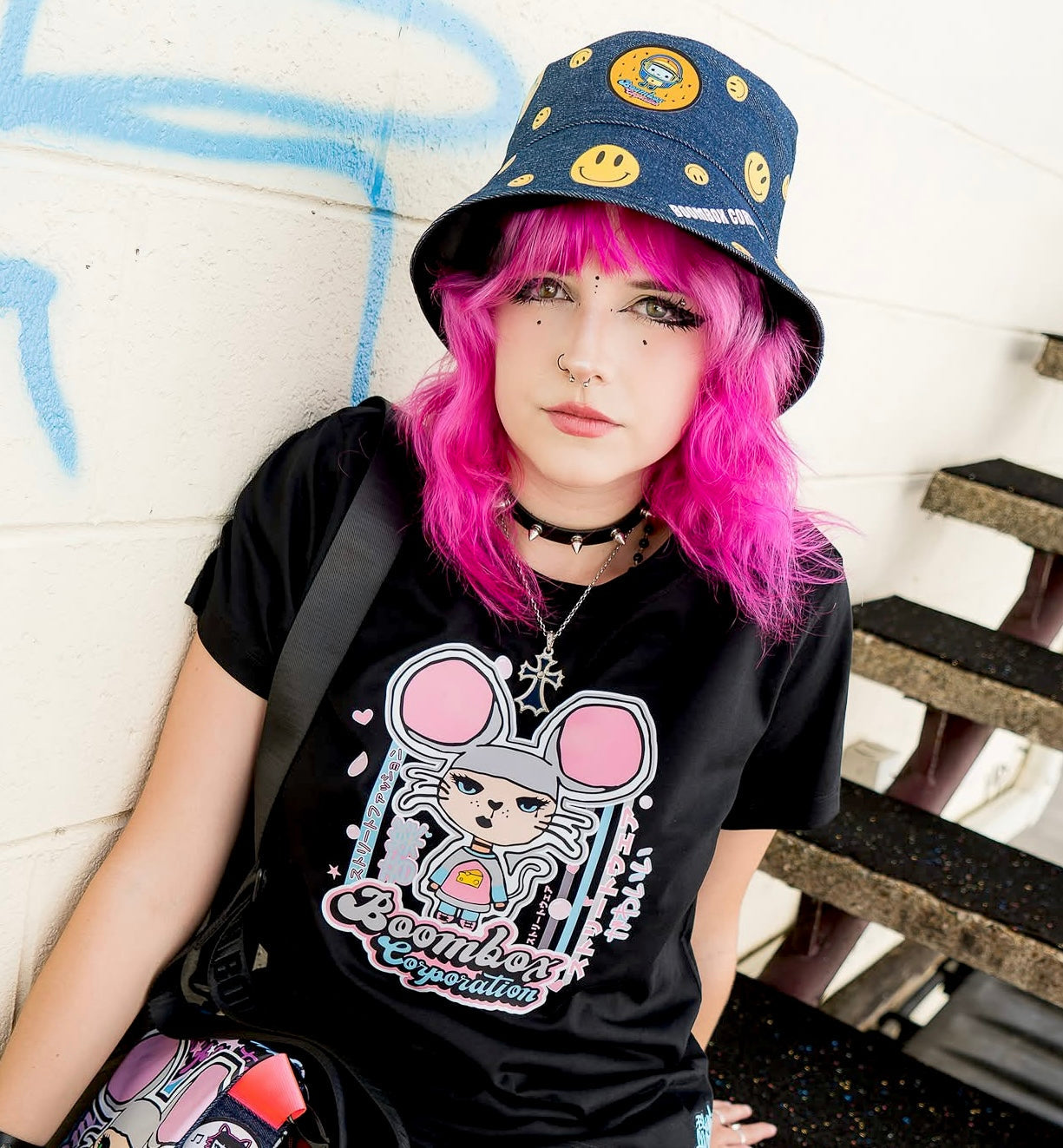 Coming soon! boombox x blunted bubble maisie tshirt