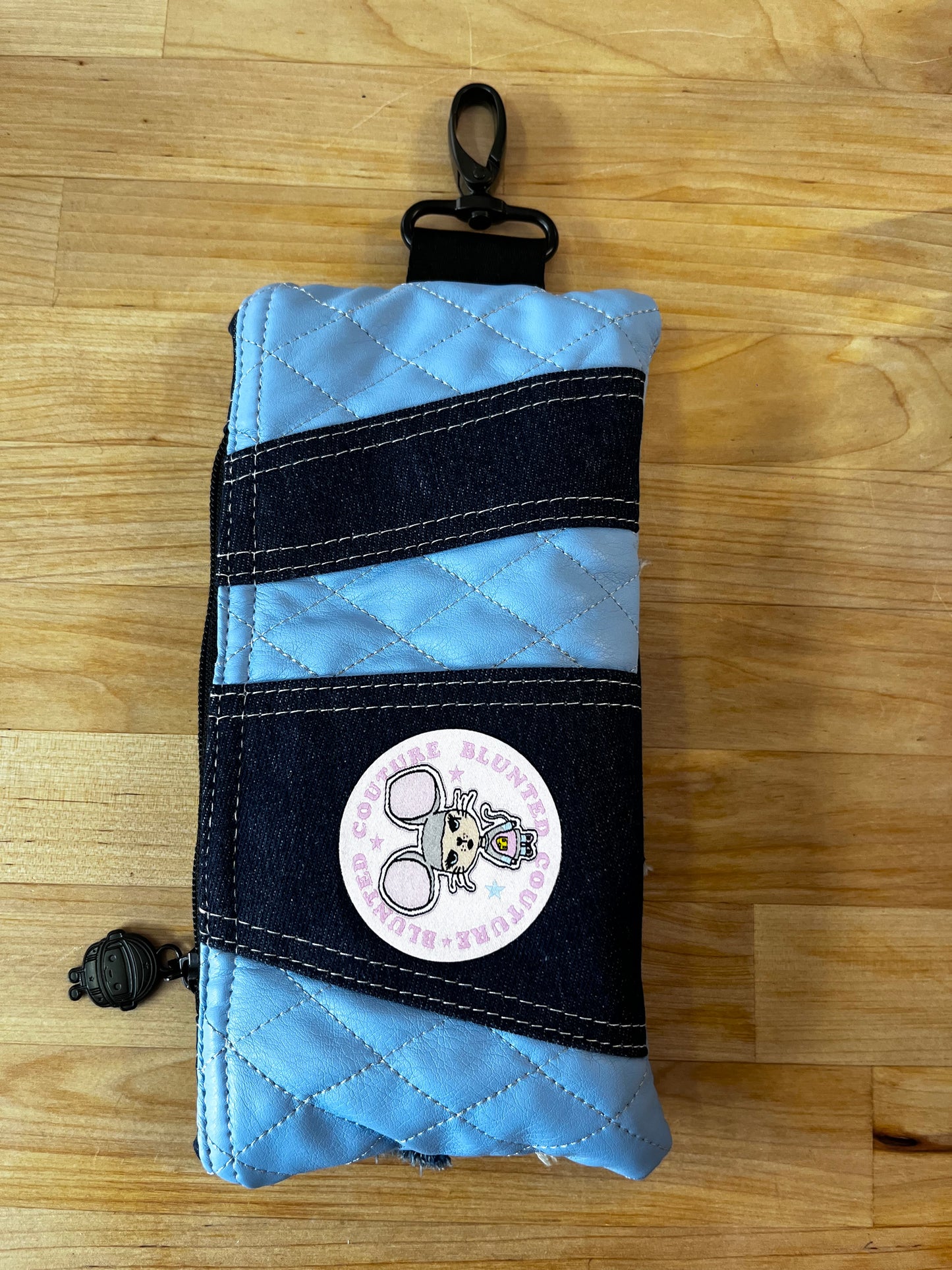 pochette denim | blue