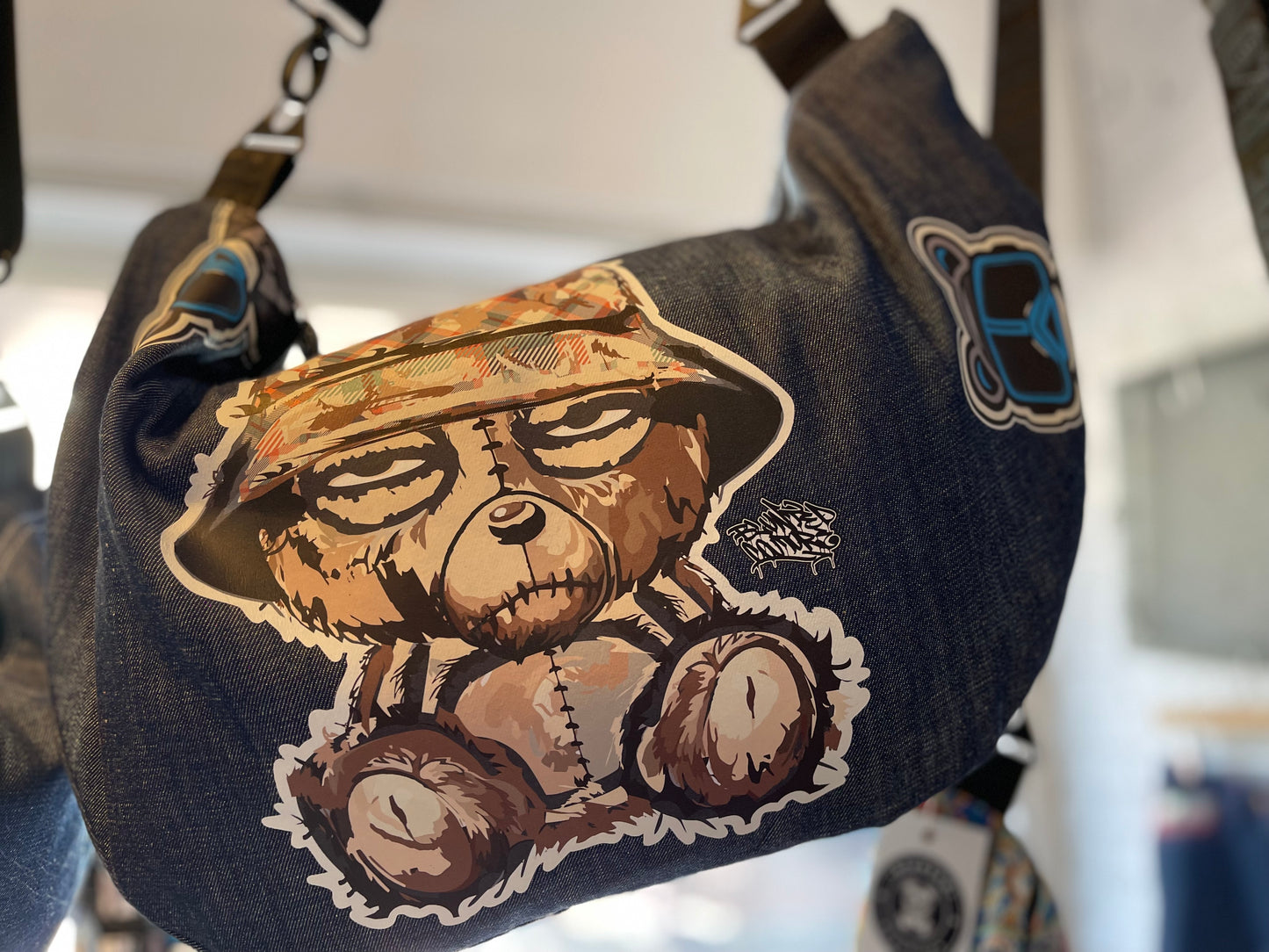 blunted couture fully lined slouch bag blazie