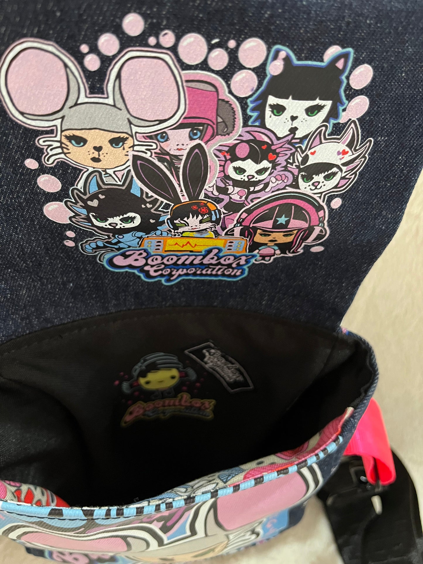 maisie meow and maisie mouse small couture bag, one off