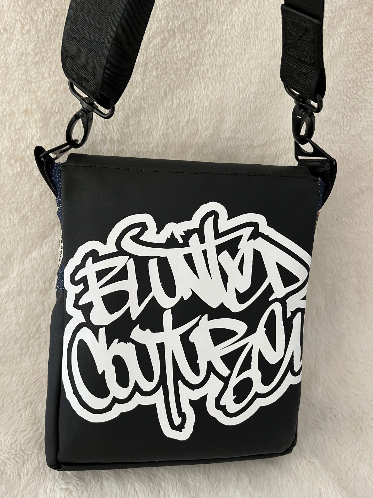 Music notes group one off medium couture bag
