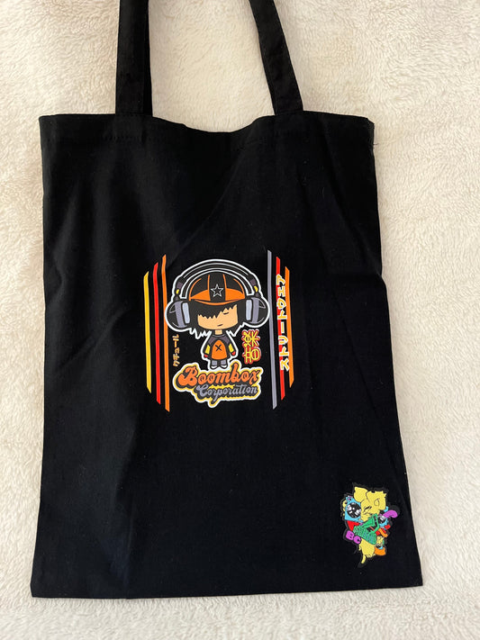 cartoon tote ed fphones & big ups bunny