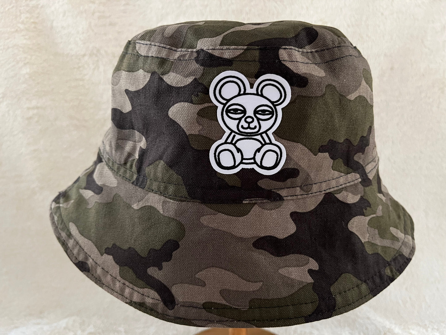 reversible camo bucket hat