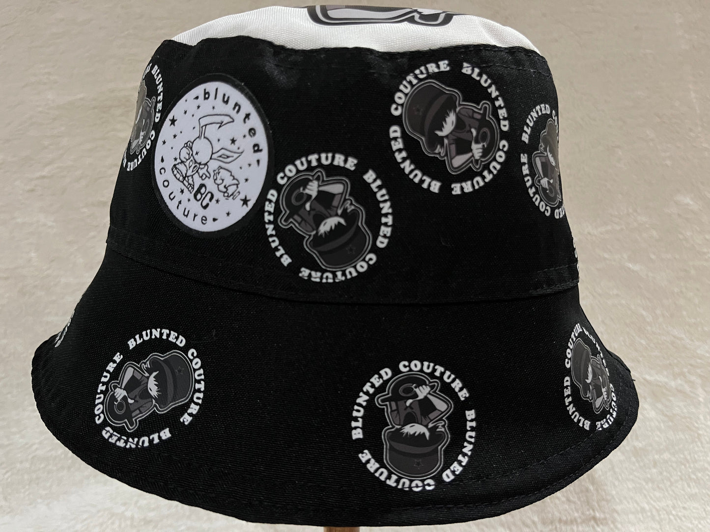reversible vinyl dj bucket hat