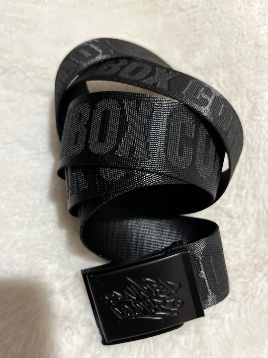 blunted couture x boombox belt black