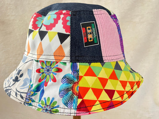 mixie hat #6 fully reversible bucket hat