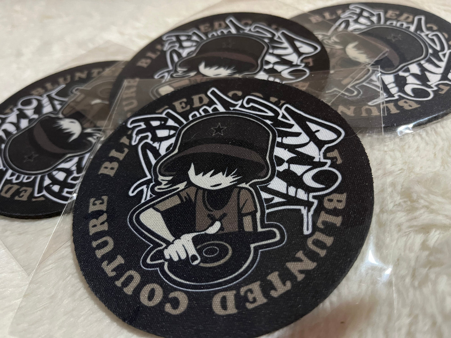 coasters set of 4 vinyl dj