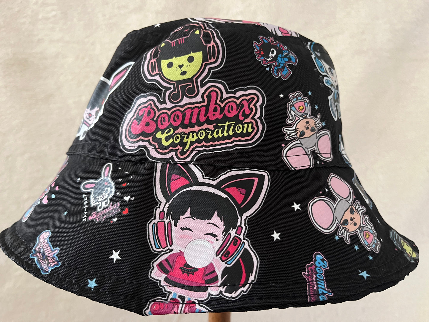 rave girls reversible bucket hat