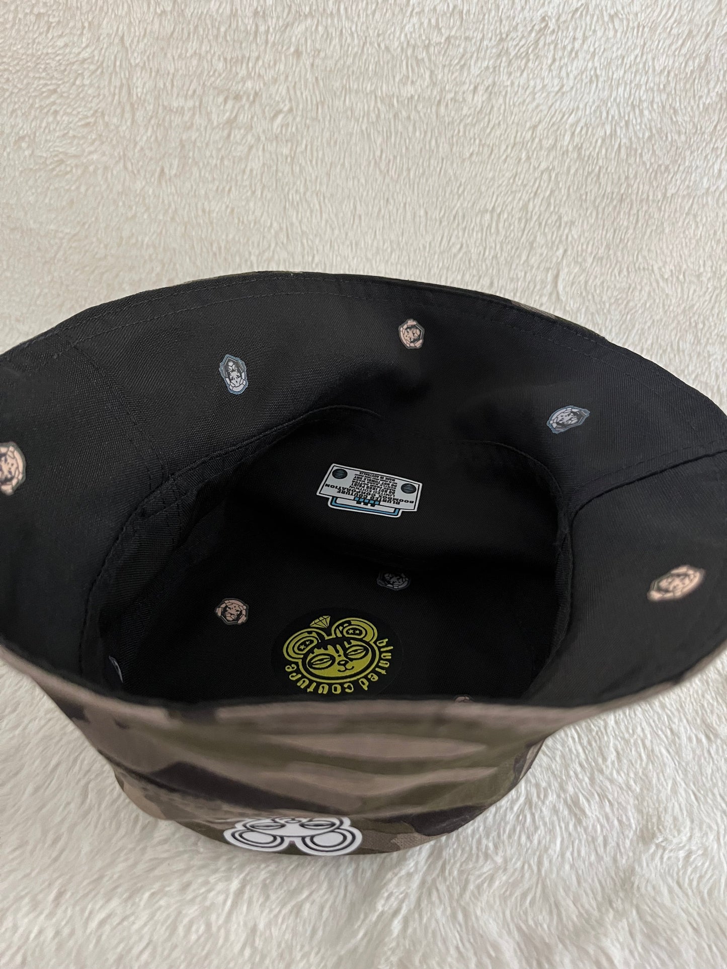 reversible camo bucket hat