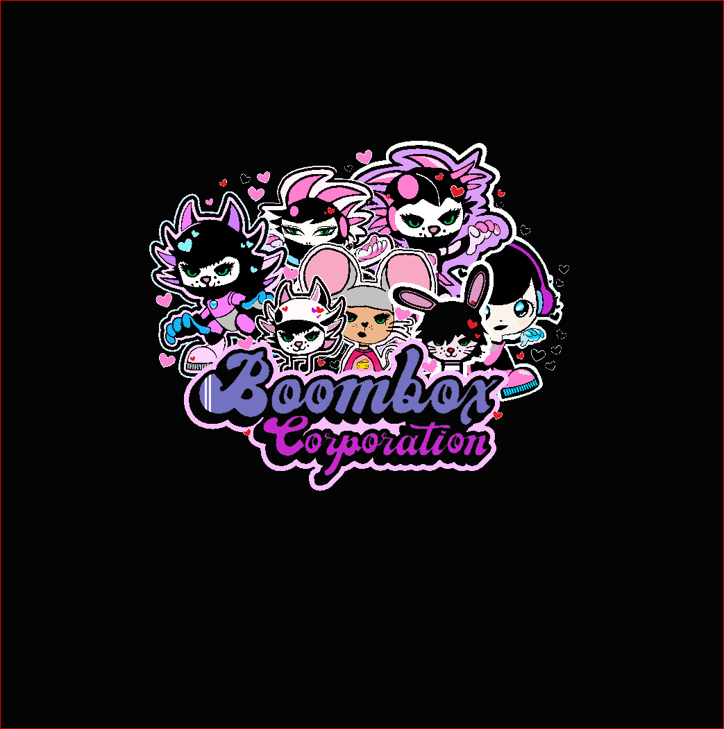 Coming soon! blunted boombox collabo tshirt girls