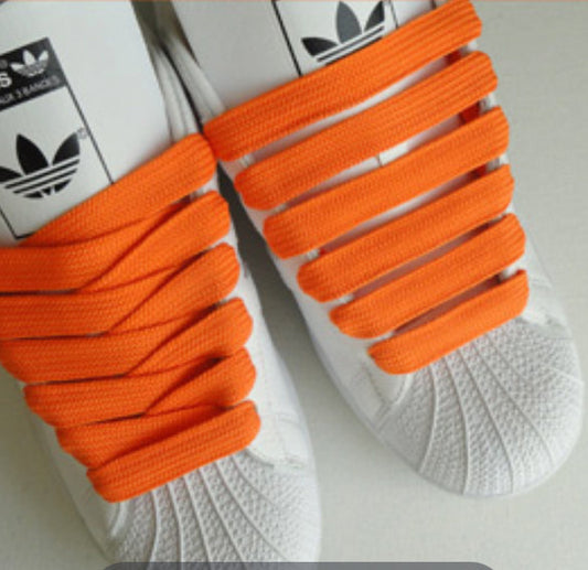 orange phat laces