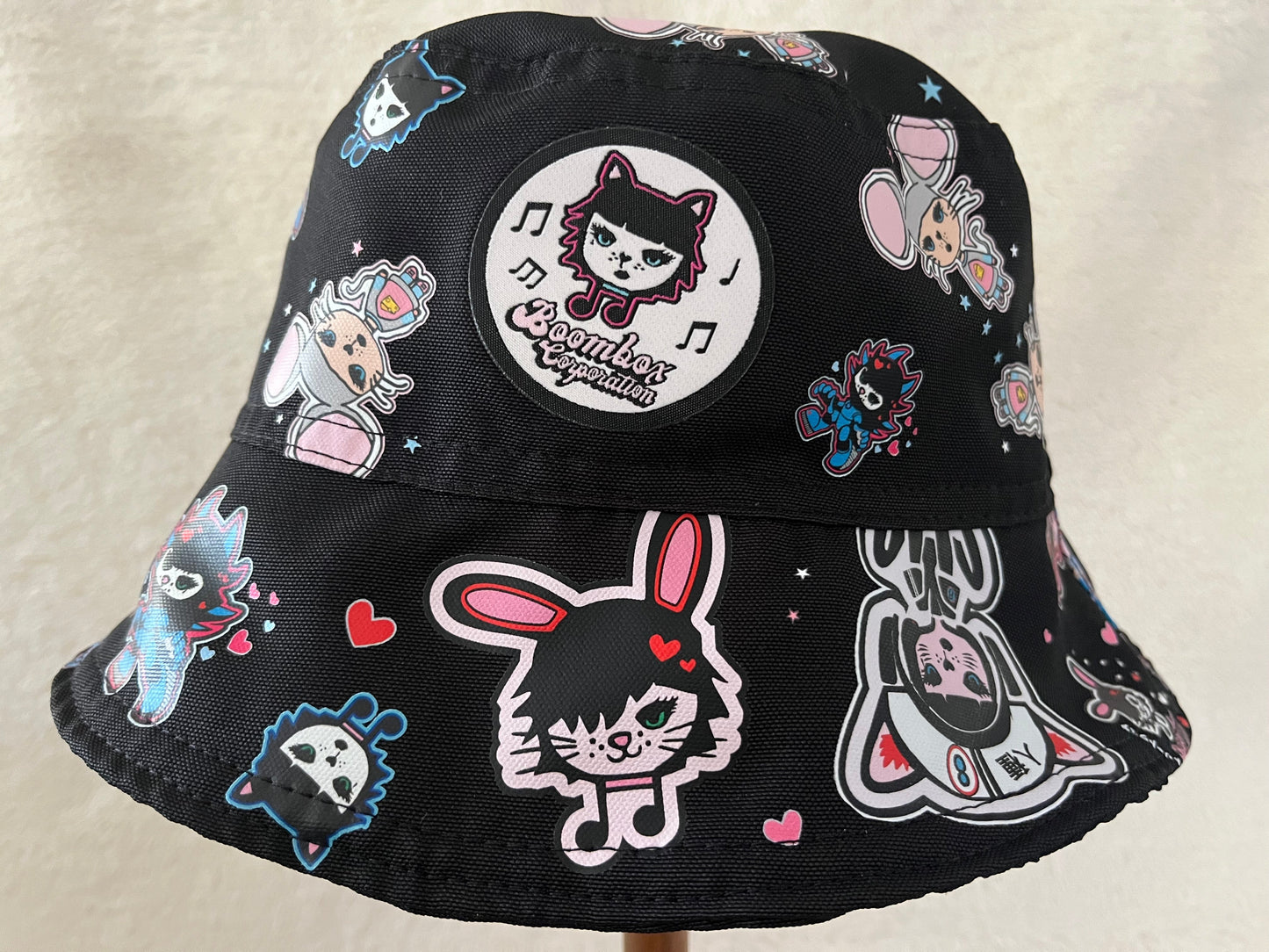 rave girls reversible bucket hat