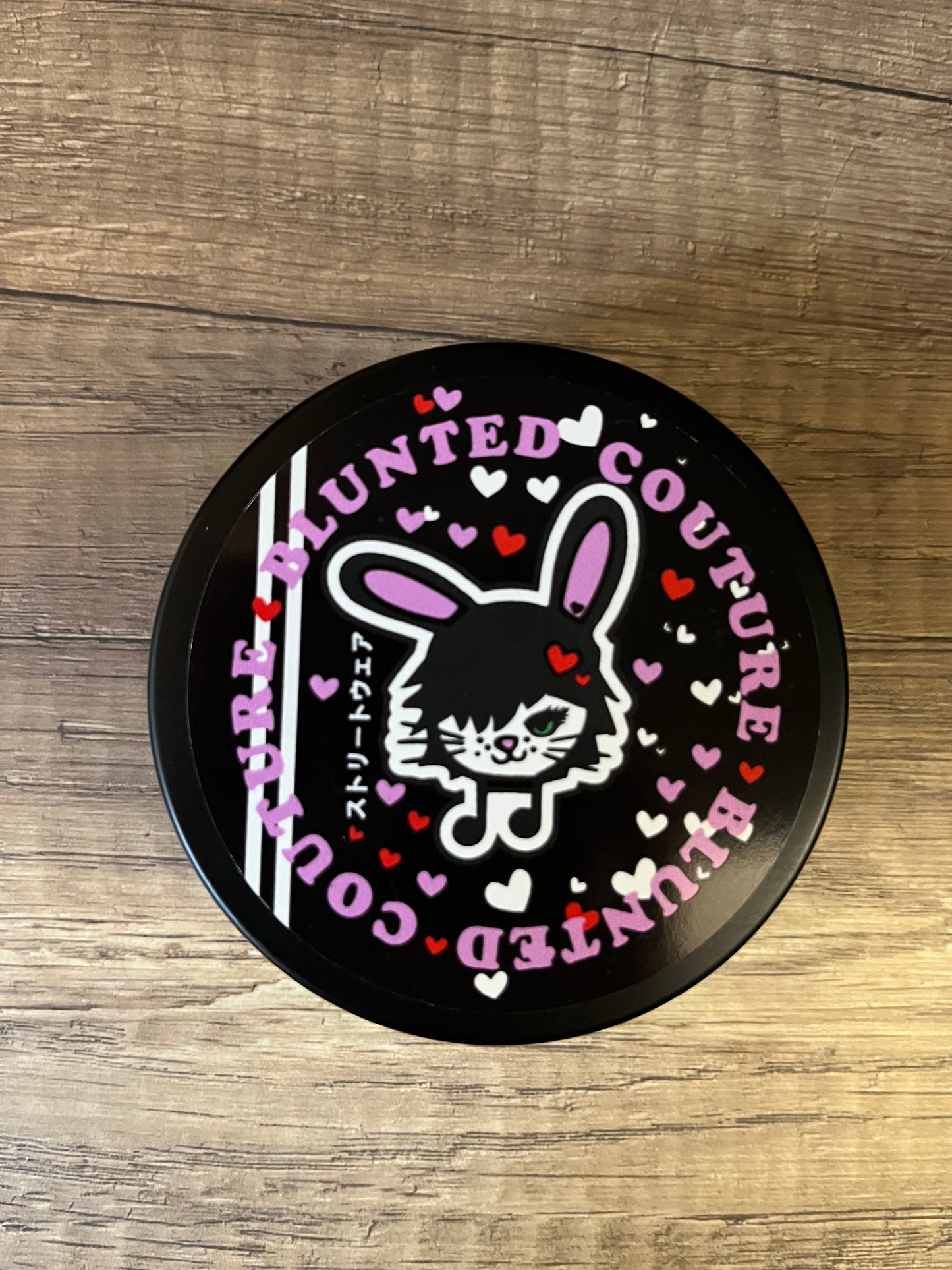 bunny maisie round blunted couture tin
