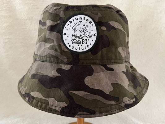 reversible camo bucket hat