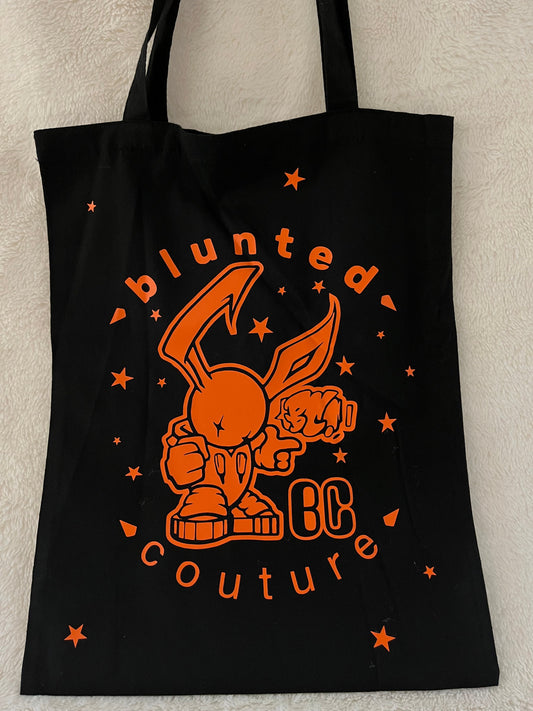 cartoon tote ed fphones & big ups bunny