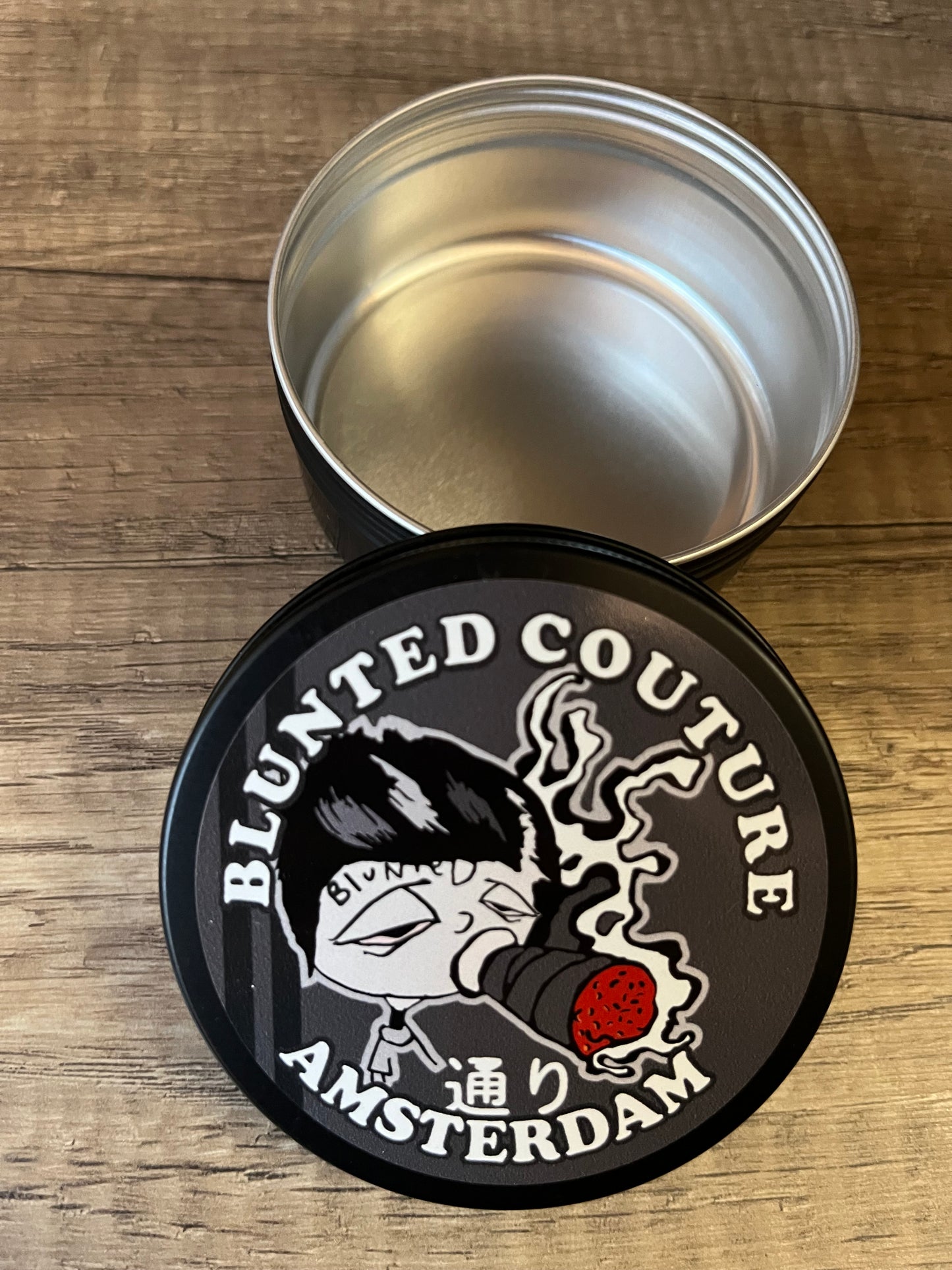 Amsterdam smokey round blunted couture tin