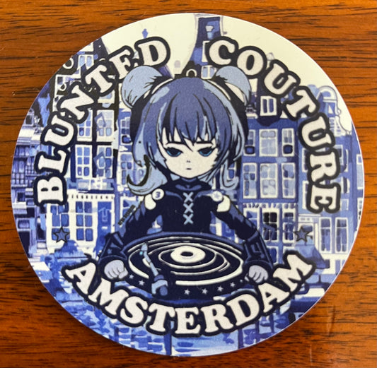 Amsterdam outdoor sticker mya selecta delft blue