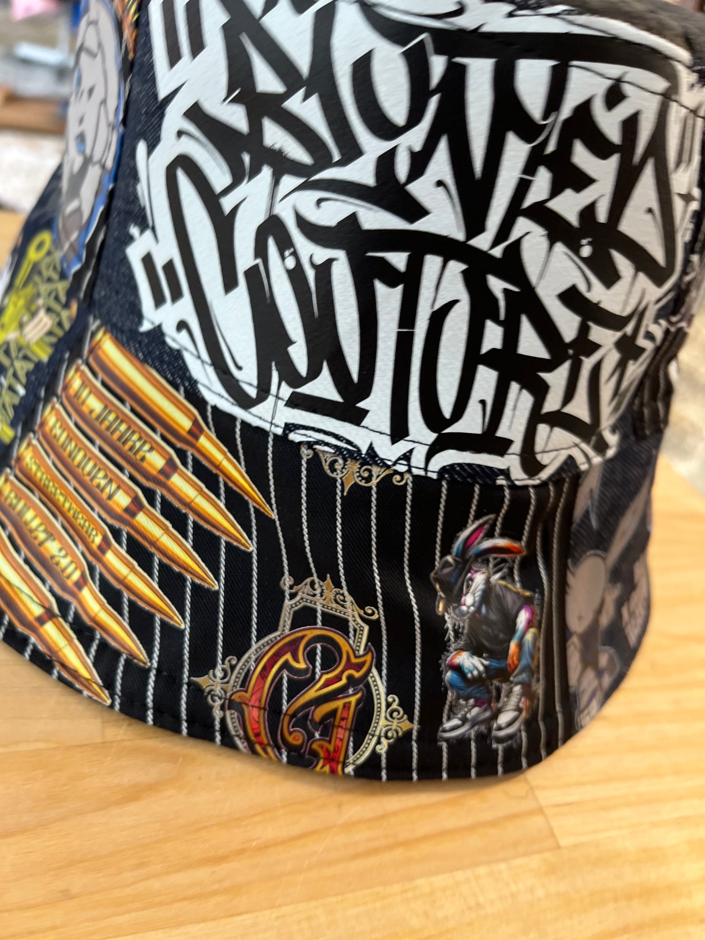 reversible blunted x gunoven 10th birthday bucket hat 62cm