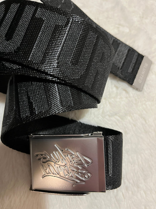 blunted couture belt black / silver buckle