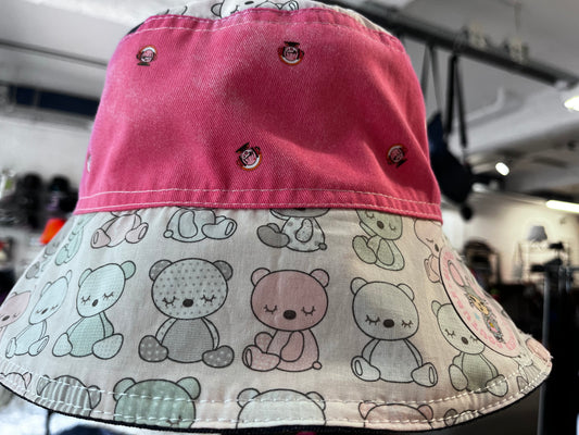 reversible bears bucket hat