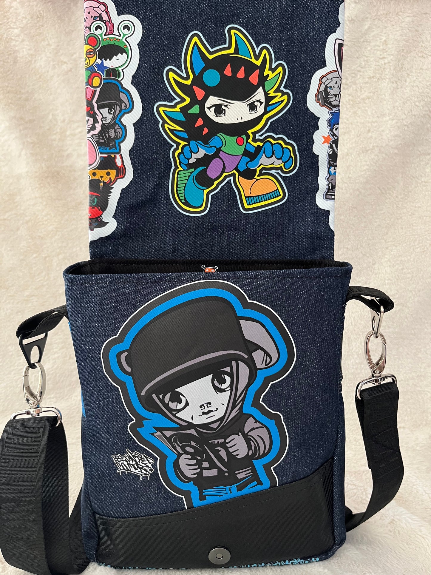 boombox notes one off medium couture bag