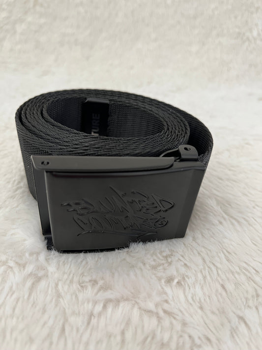 blunted couture belt black on black