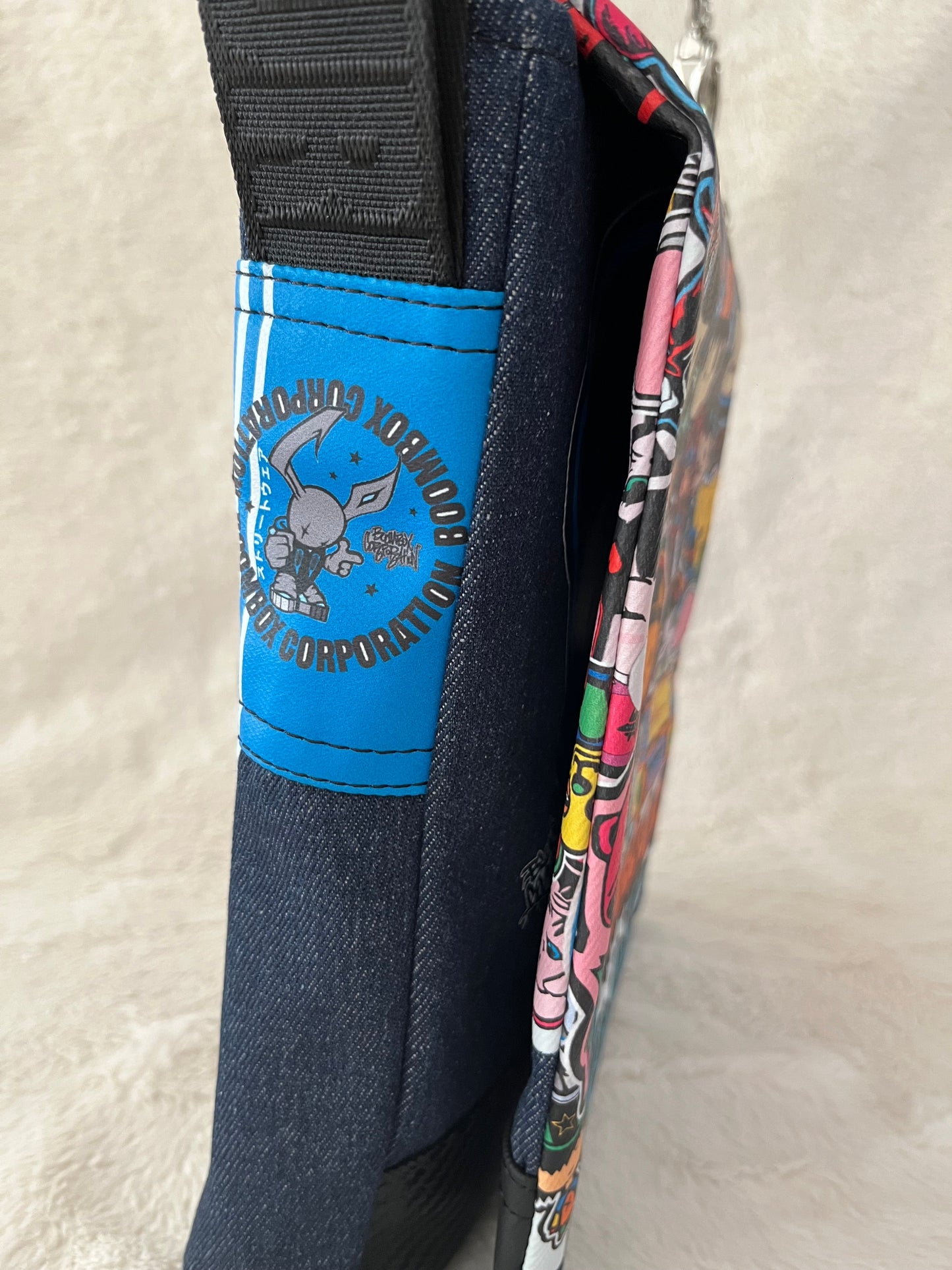 boombox notes one off medium couture bag