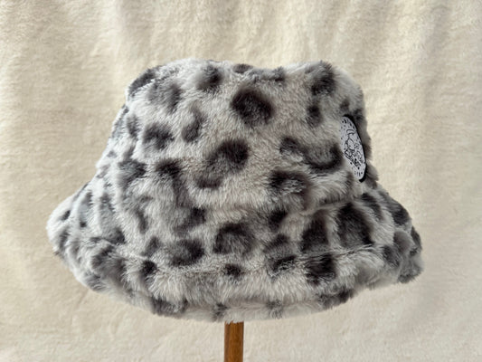 reversible furry animal bucket hat