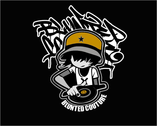 V1 candeeflip x blunted couture collabo tshirt