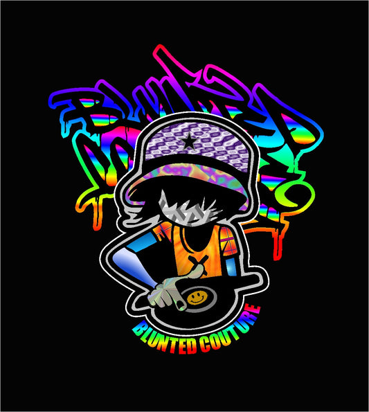 V2 candeeflip x blunted couture collabo tshirt