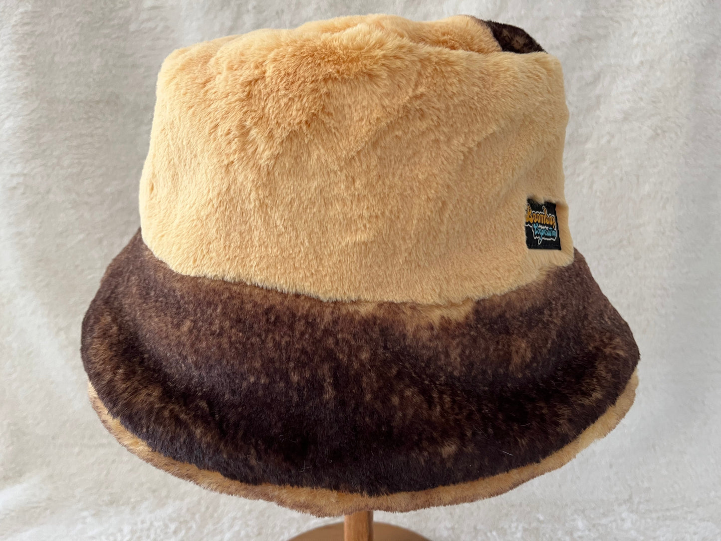 reversible furry bucket hat