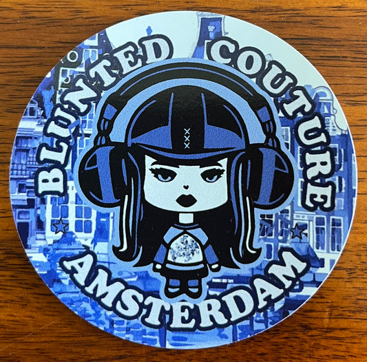 Amsterdam outdoor sticker maddie mix tape delft blue