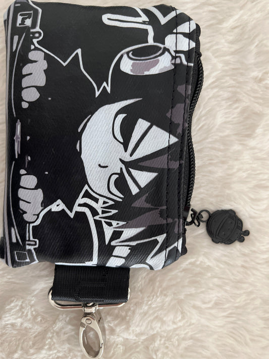 mini USB stash bag – dj & big ups grey black
