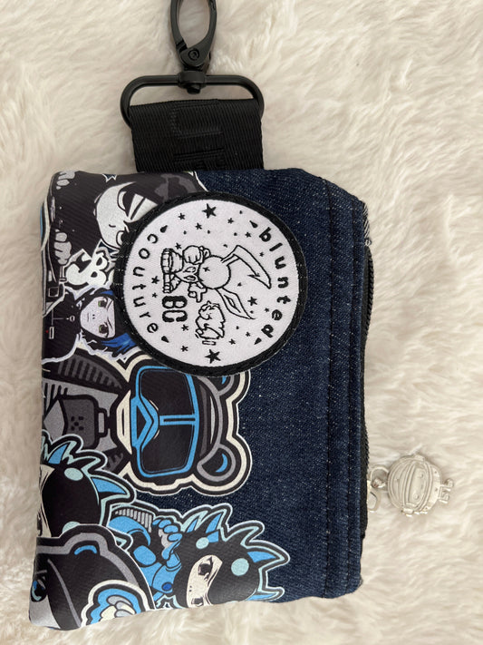 mini USB stash bag – dj, blue group