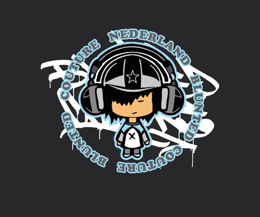 ed fhones Netherlands boombox t shirt with skeme