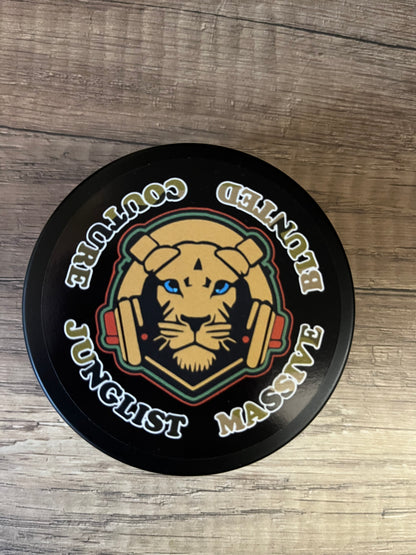 lion junglist massive round blunted couture tin