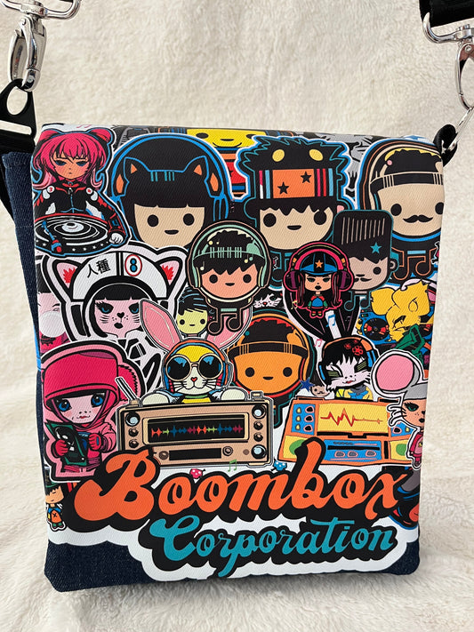 boombox notes one off medium couture bag