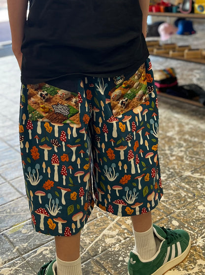 denim shorts mushroom XL